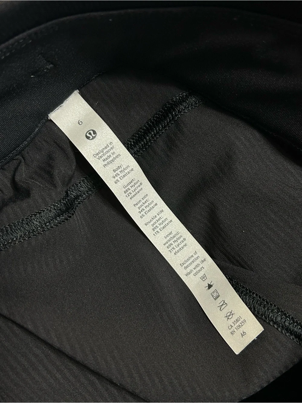 Lululemon High Rise Beyond The Studio Crop Pants Womens Size 6
